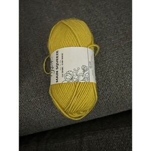 The Hook Nook American Crafts Acrylic Yarn Main Squeeze‎ Mustard Yellow